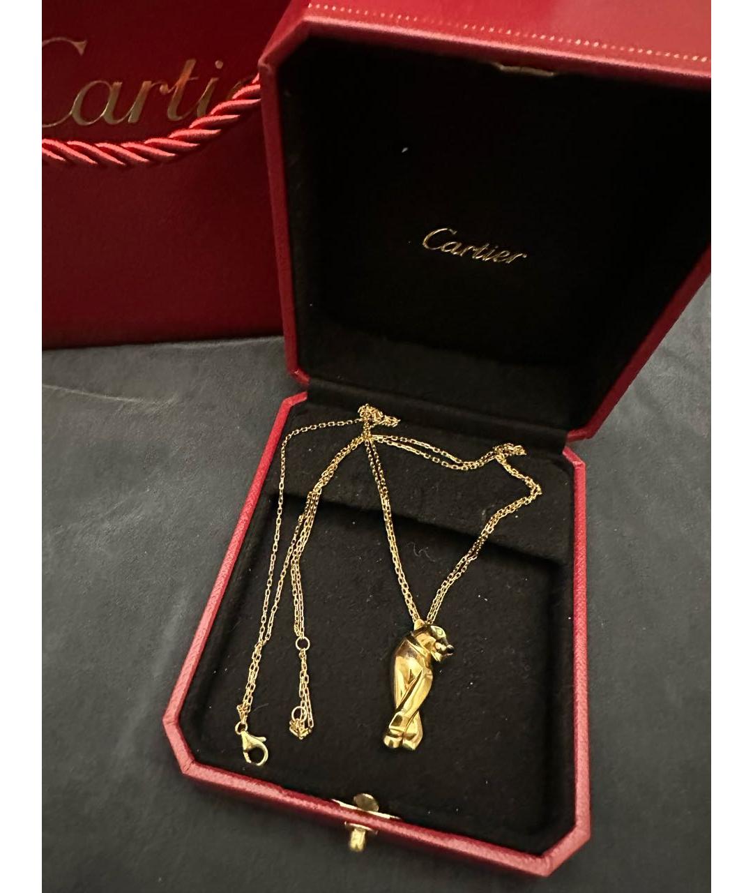 CARTIER Желтое колье из желтого золота, фото 5