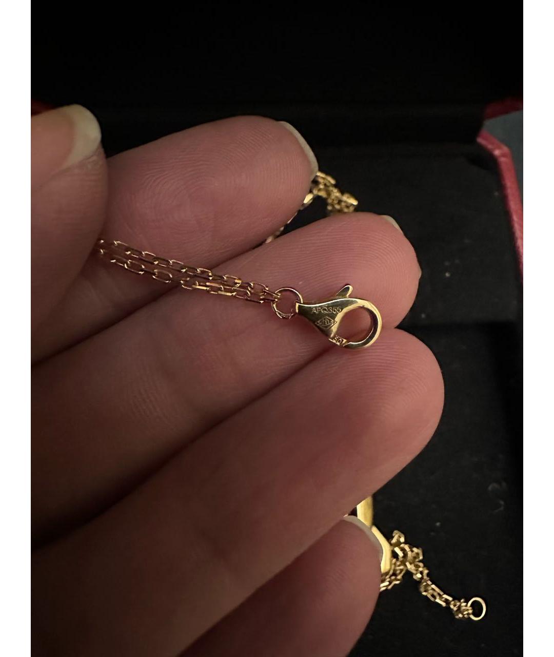 CARTIER Желтое колье из желтого золота, фото 4