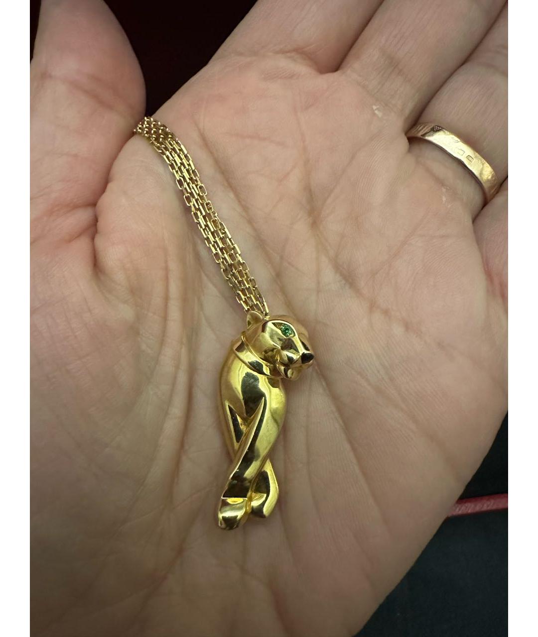 CARTIER Желтое колье из желтого золота, фото 2