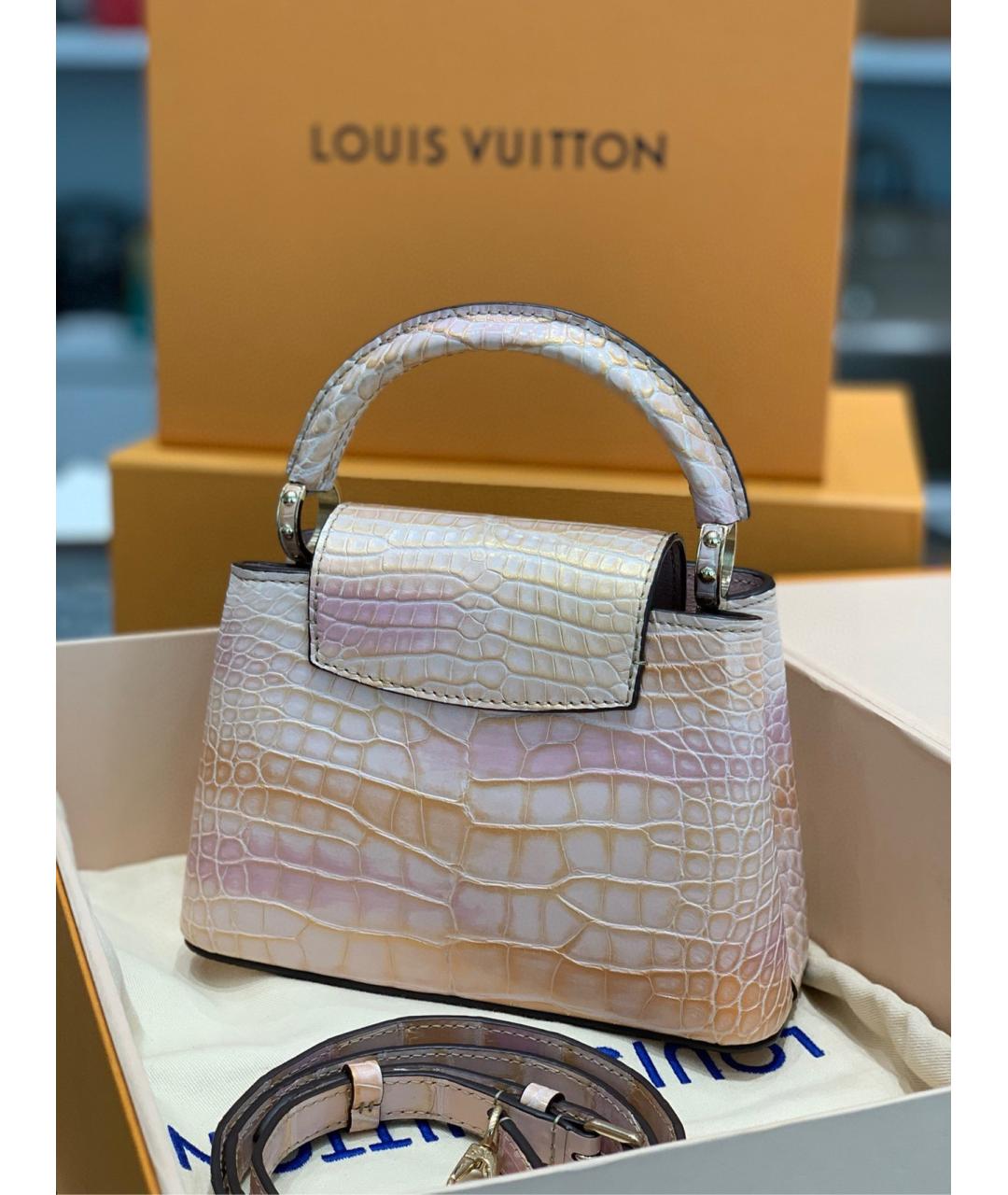 LOUIS VUITTON Мульти сумка с короткими ручками из экзотической кожи, фото 3