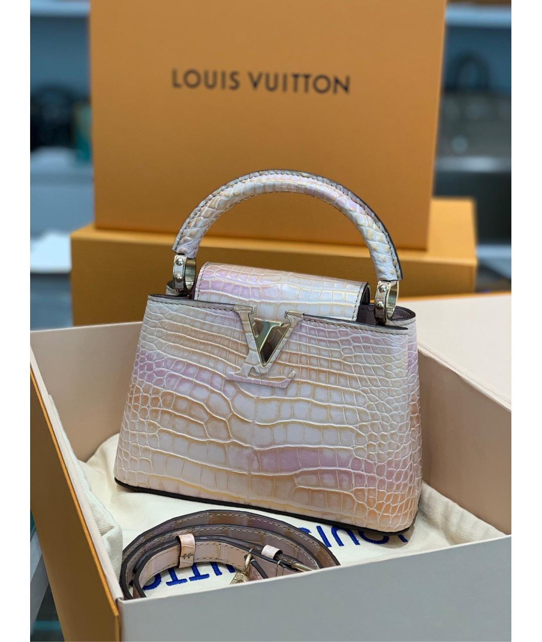 LOUIS VUITTON Мульти сумка с короткими ручками из экзотической кожи, фото 5