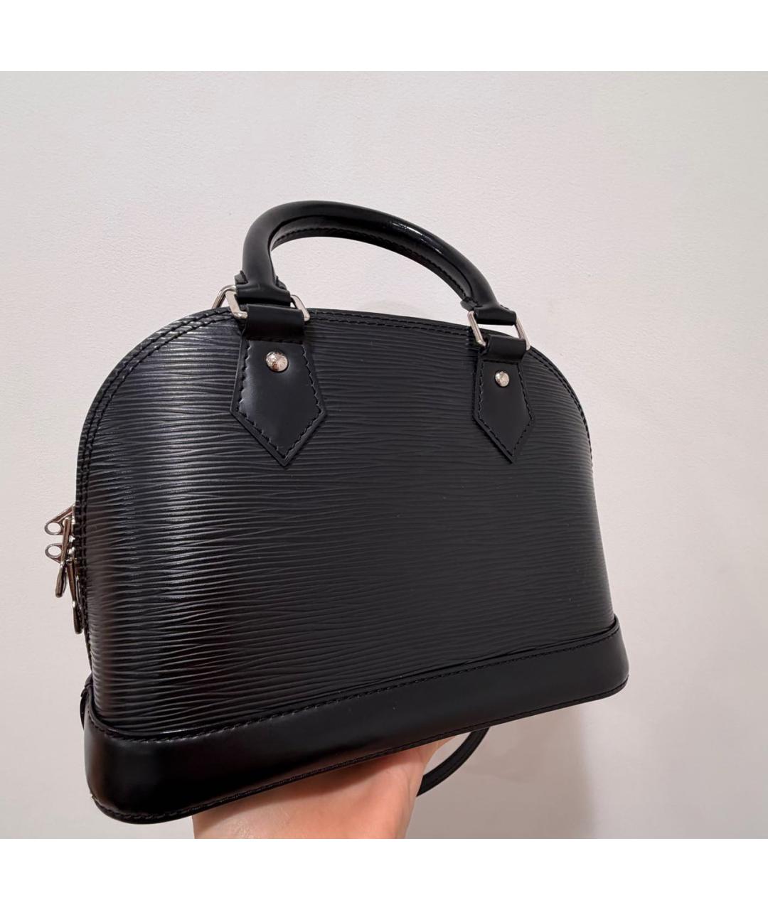 LOUIS VUITTON Черная сумка с короткими ручками, фото 5