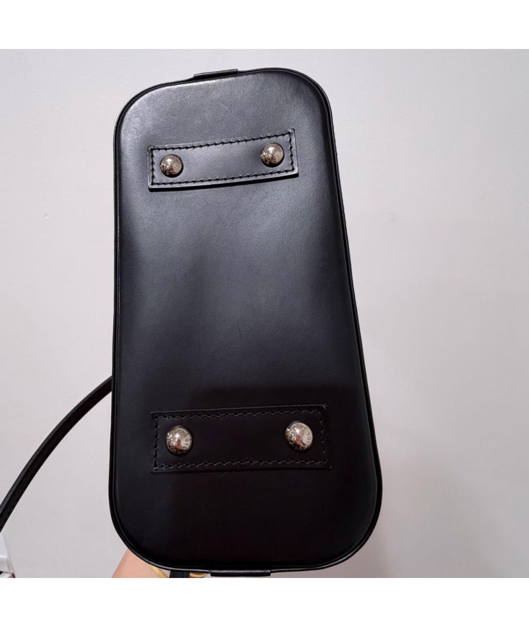 LOUIS VUITTON Черная сумка с короткими ручками, фото 4