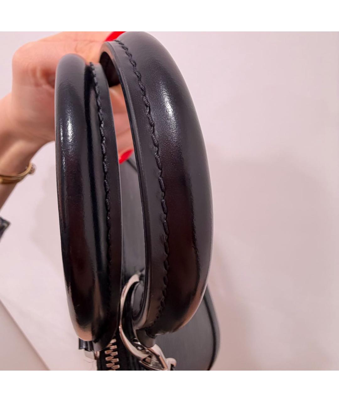 LOUIS VUITTON Черная сумка с короткими ручками, фото 3