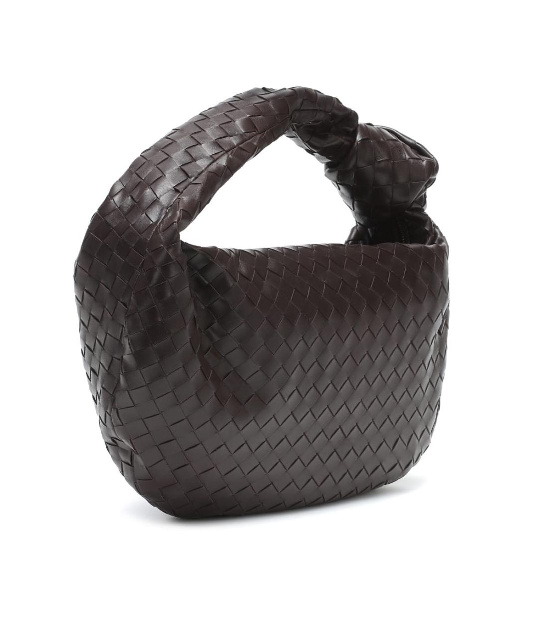 BOTTEGA VENETA Коричневая кожаная сумка тоут, фото 8