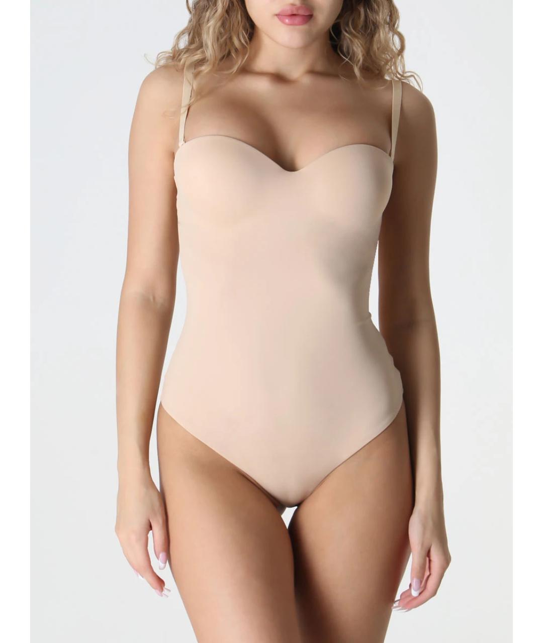 WOLFORD Бежевое полиамидовое боди, фото 2