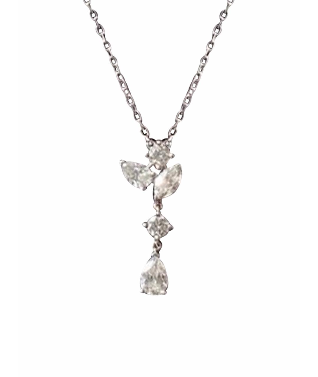 CARTIER Серебряное колье из белого золота, фото 1