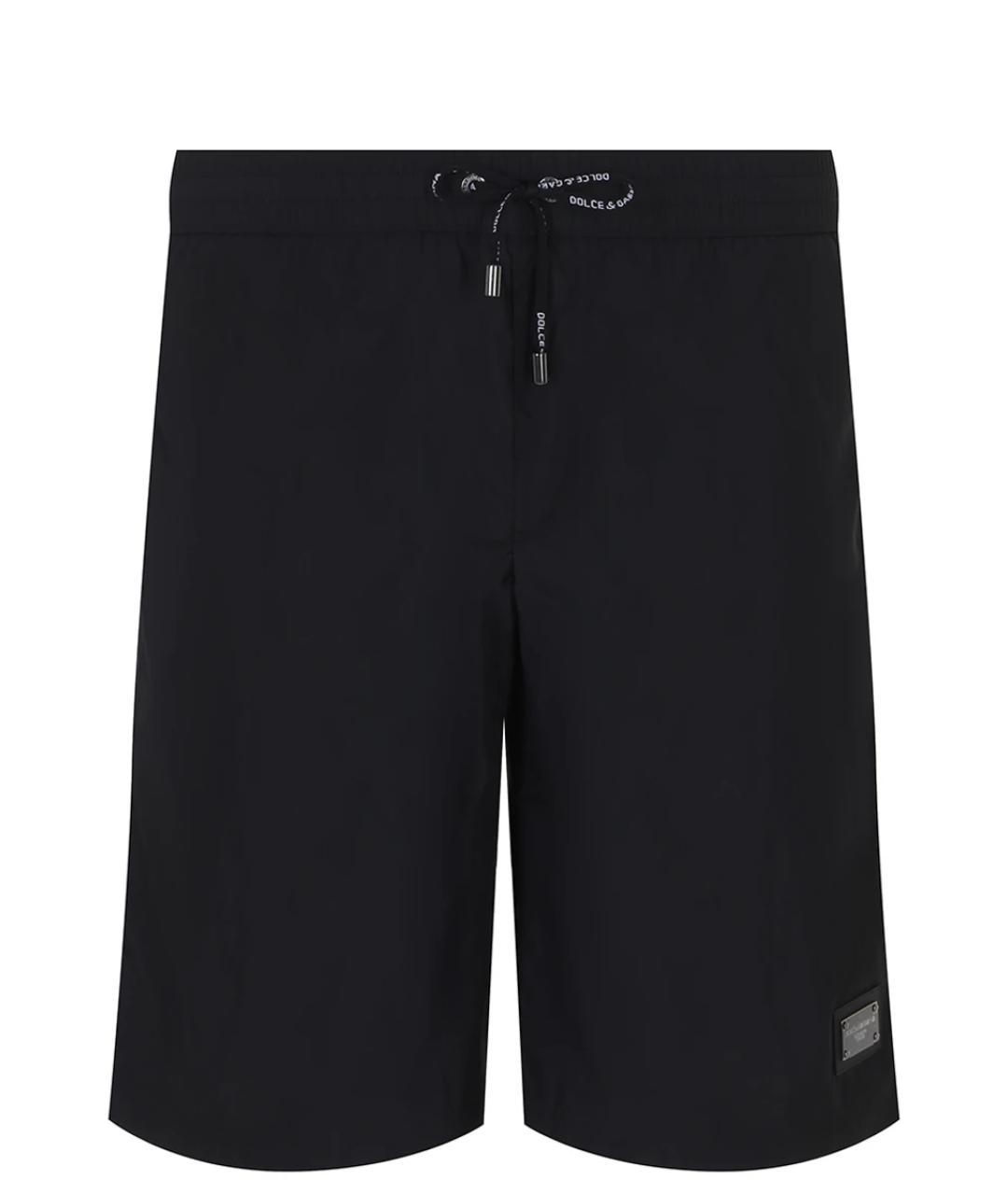 DOLCE&GABBANA Черные полиамидовые шорты, фото 1