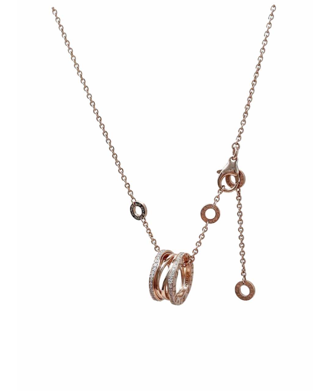 BVLGARI Золотое колье из розового золота, фото 1