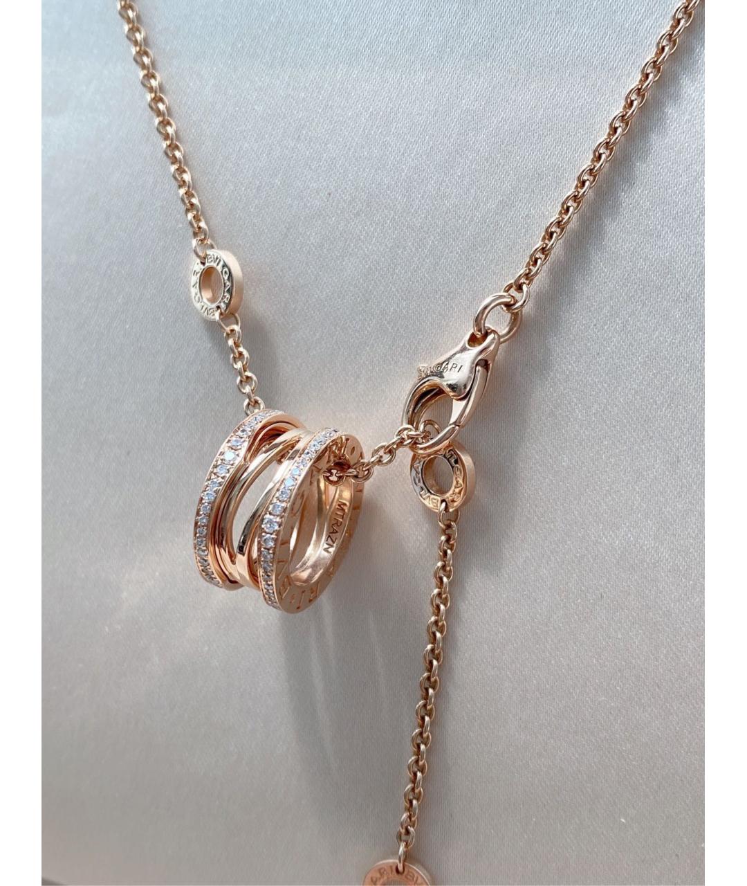 BVLGARI Золотое колье из розового золота, фото 5