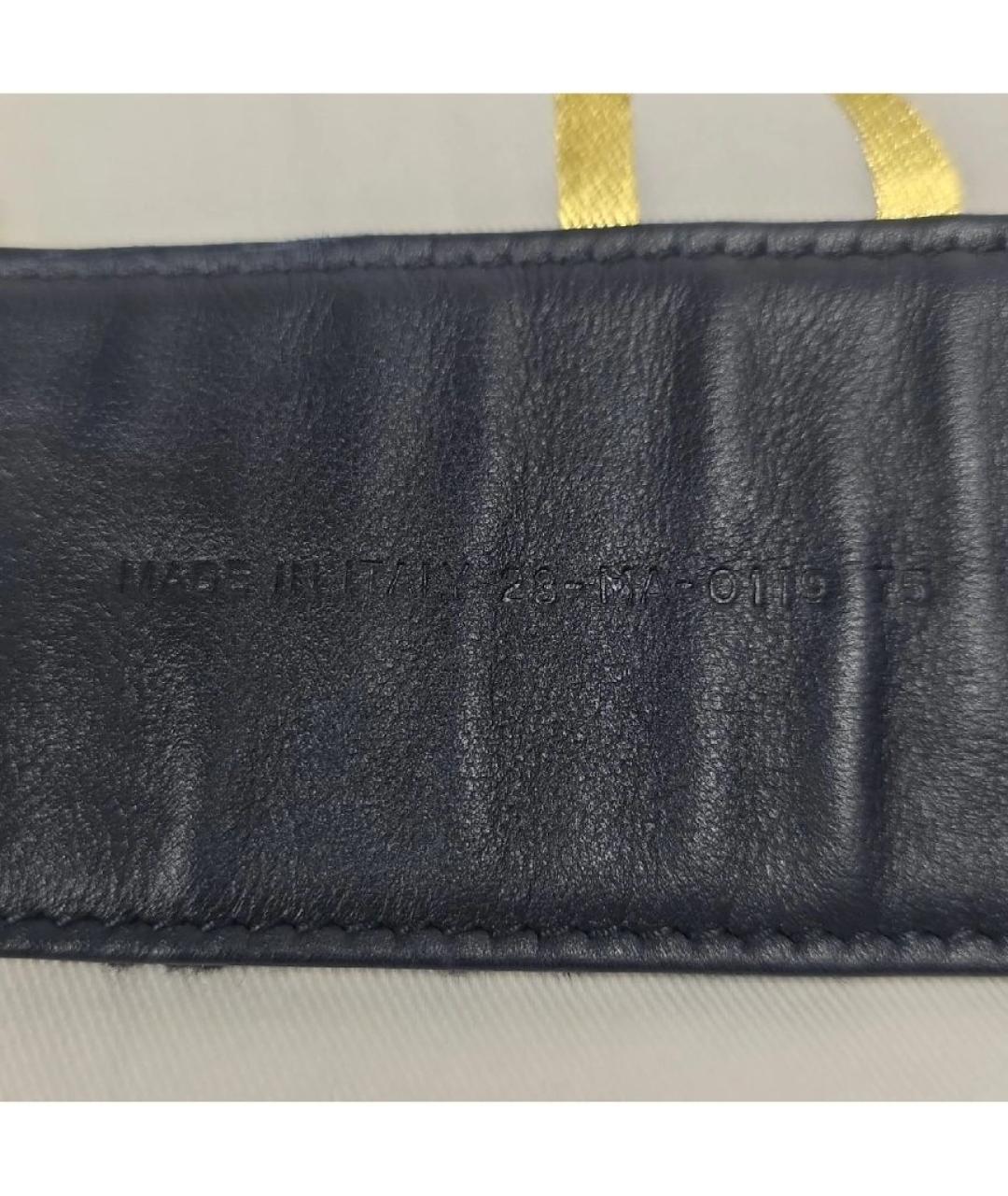 CHRISTIAN DIOR Темно-синий ремень, фото 3