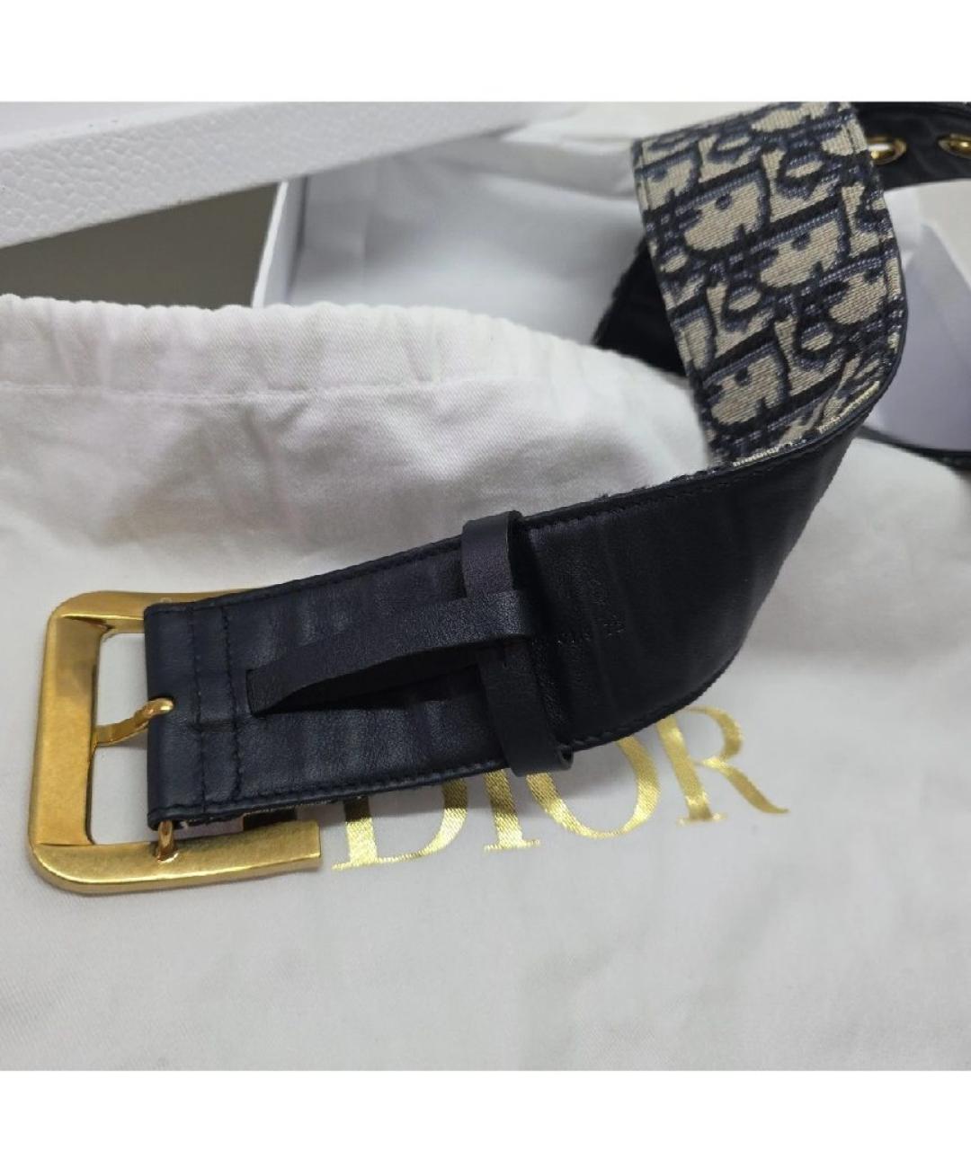 CHRISTIAN DIOR Темно-синий ремень, фото 8