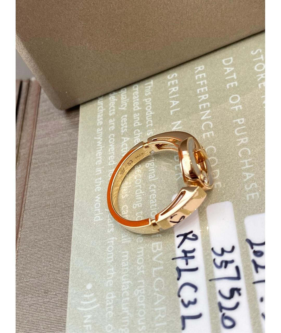 BVLGARI Золотое кольцо из розового золота, фото 3