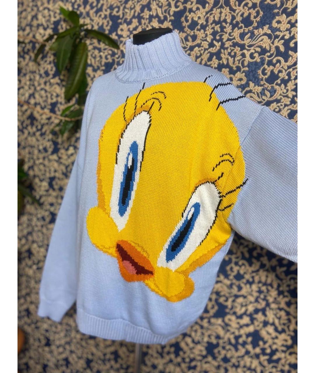 GCDS Голубой шерстяной джемпер / свитер, фото 2