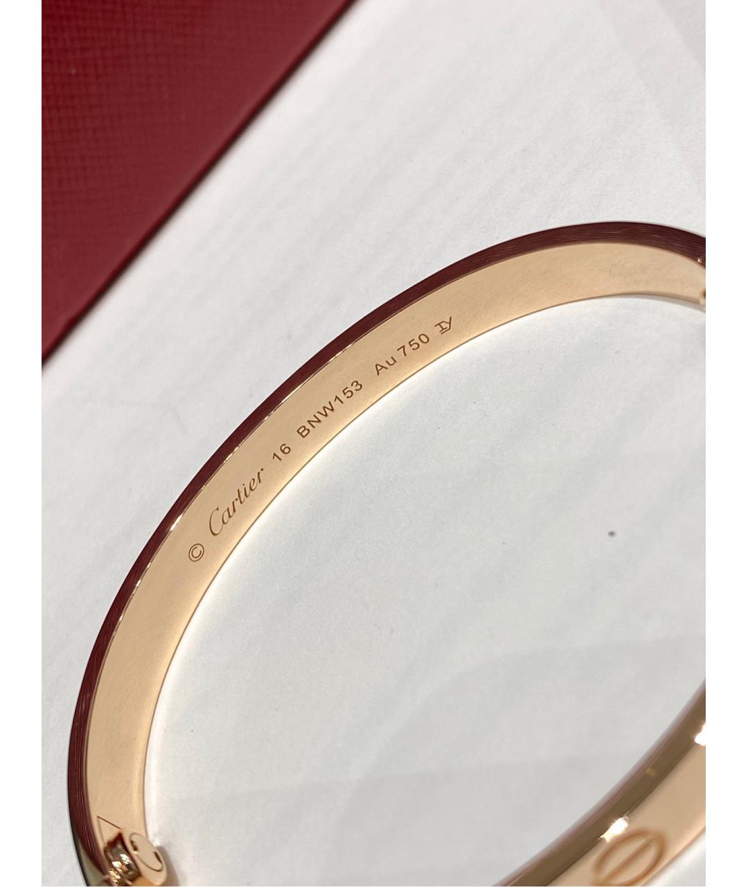 CARTIER Золотой браслет из розового золота, фото 2