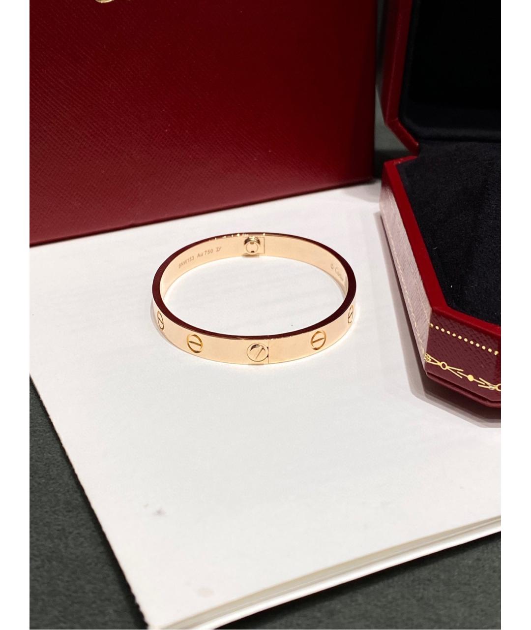 CARTIER Золотой браслет из розового золота, фото 8