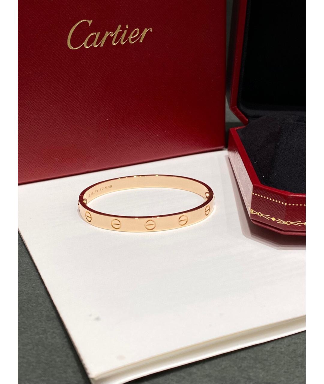 CARTIER Золотой браслет из розового золота, фото 6