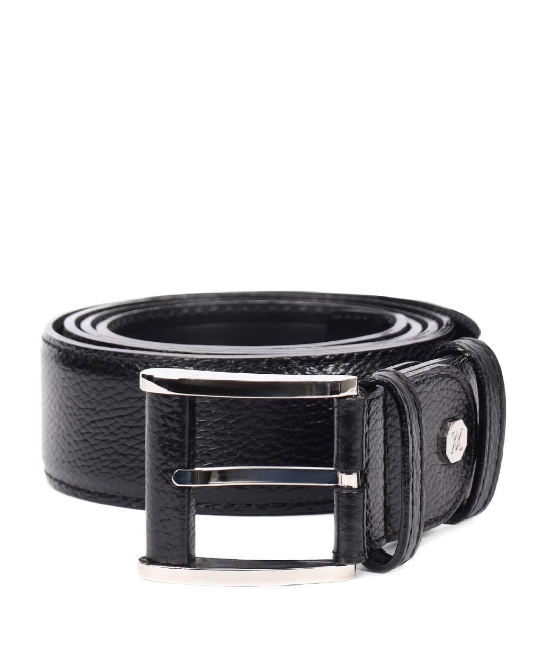 ARTIOLI Черный кожаный ремень, фото 1