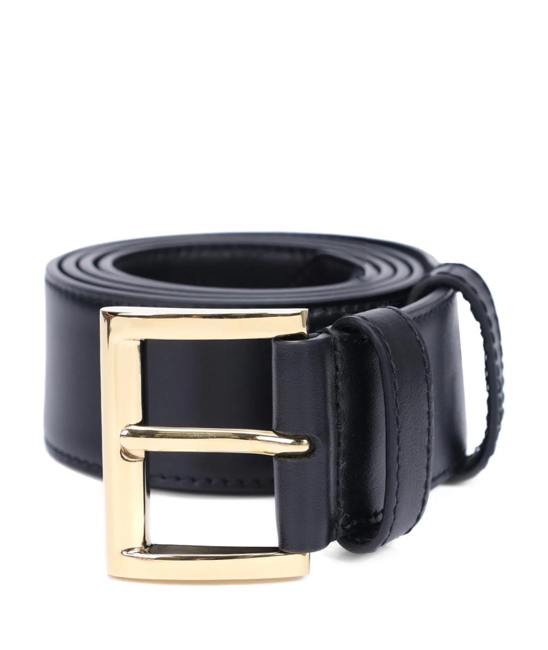 PRADA Черный кожаный ремень, фото 1