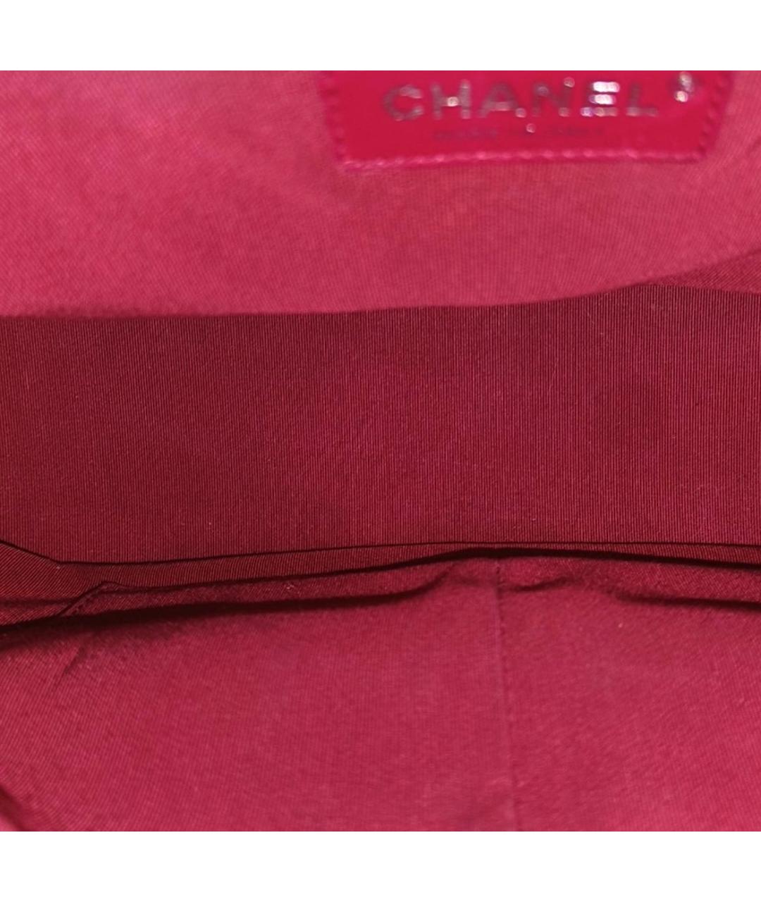 CHANEL Розовая кожаная сумка через плечо, фото 4