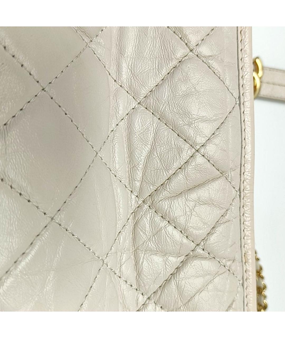 CHANEL Розовая кожаная сумка через плечо, фото 5