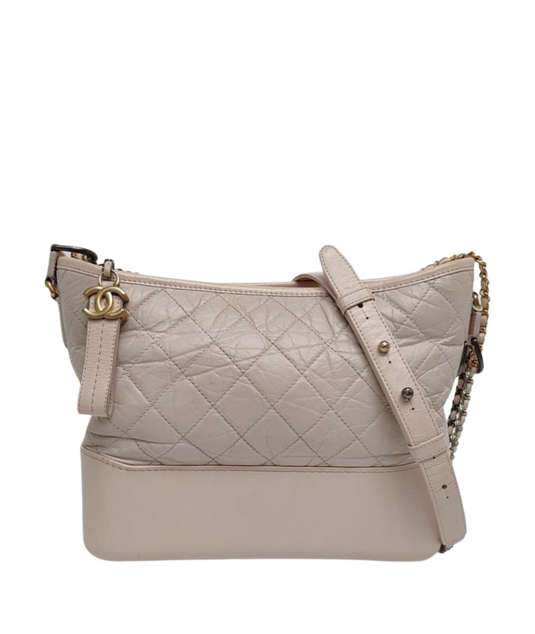 CHANEL Розовая кожаная сумка через плечо, фото 9