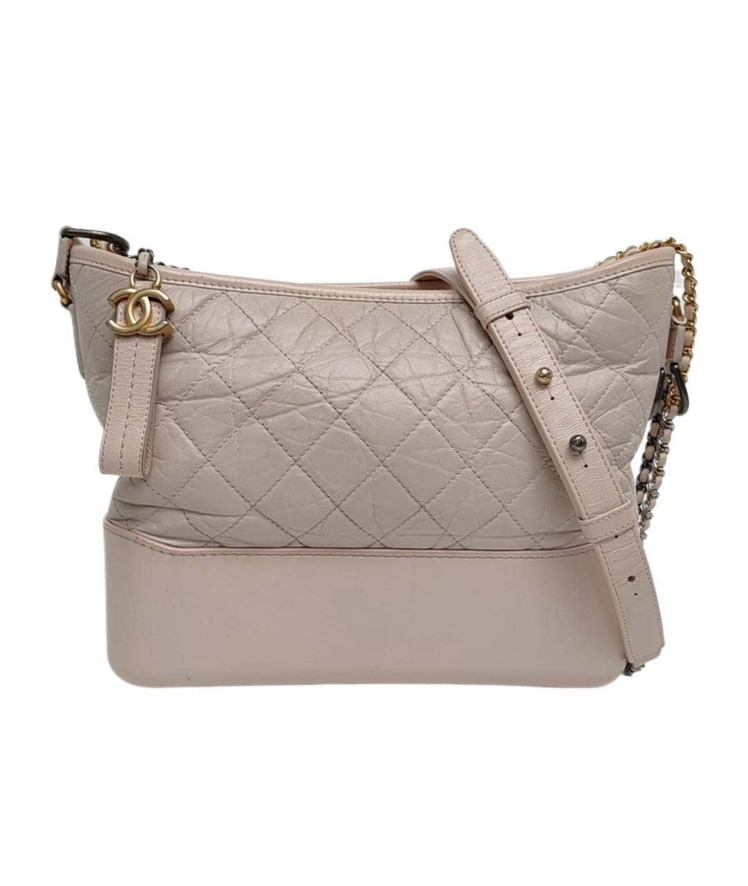 CHANEL Розовая кожаная сумка через плечо, фото 8