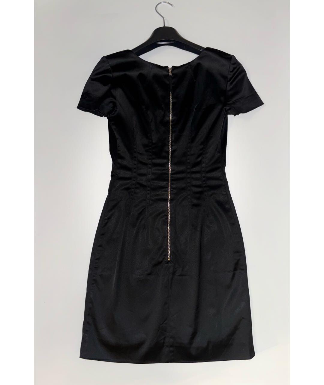 DOLCE&GABBANA Черное ацетатное вечернее платье, фото 3