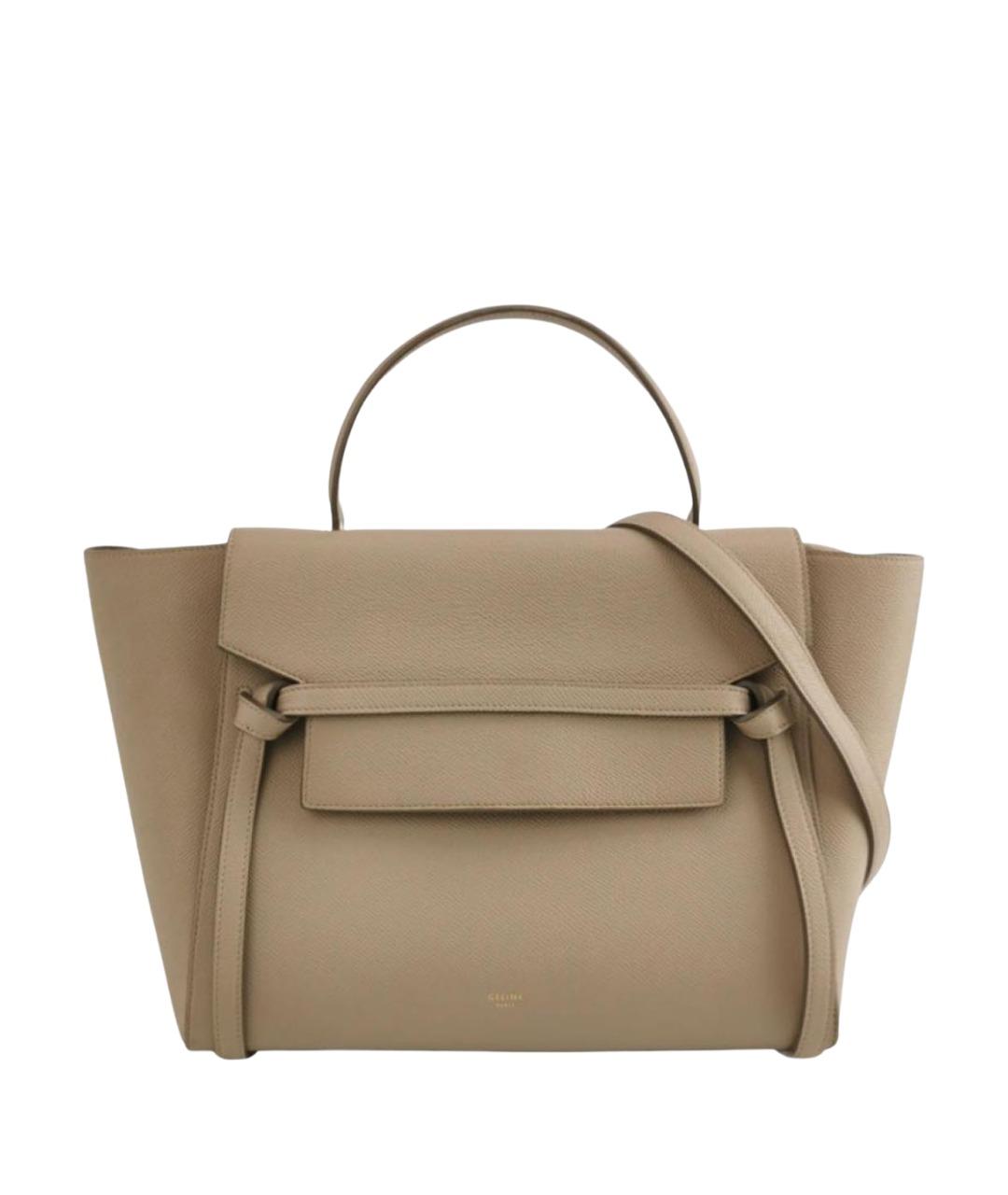 CELINE Кожаная сумка с короткими ручками, фото 1