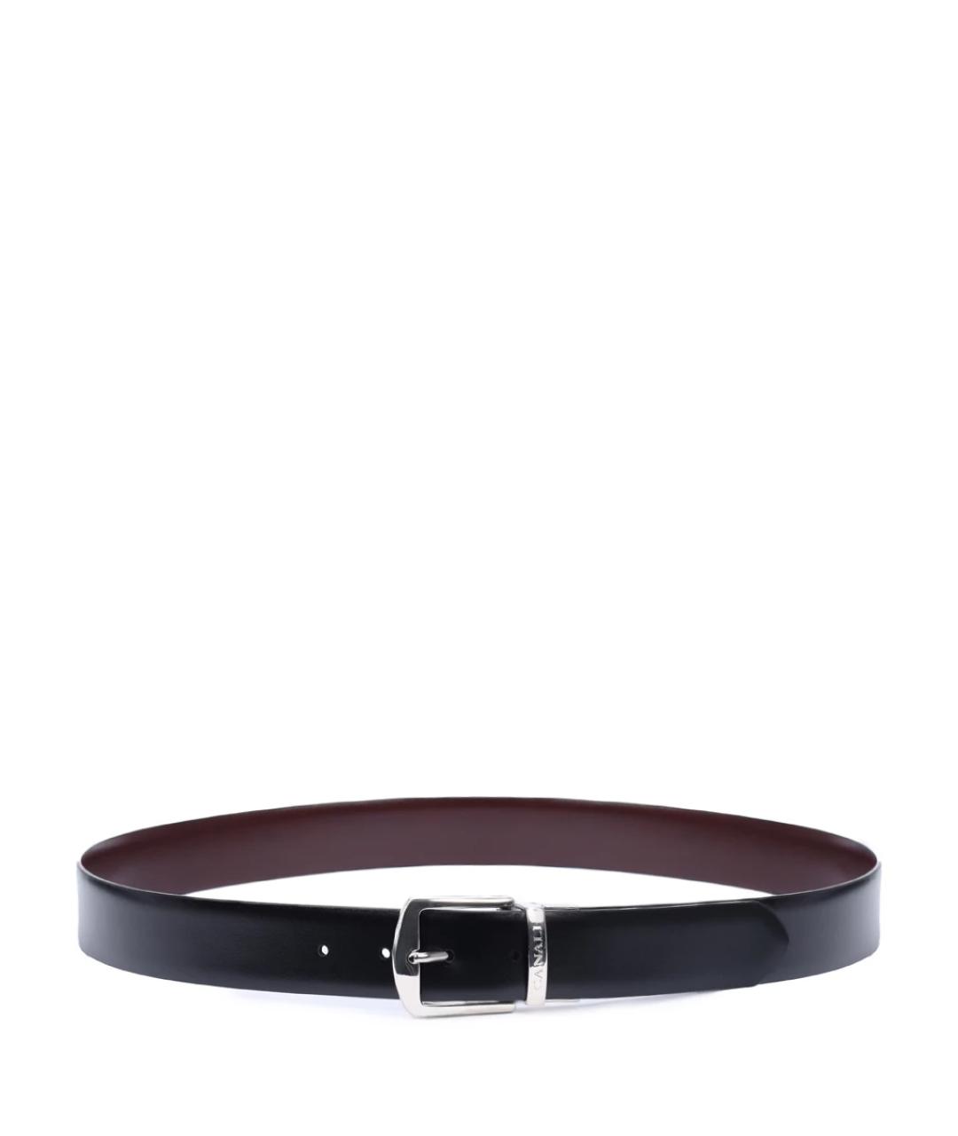 CANALI Бордовый кожаный ремень, фото 3