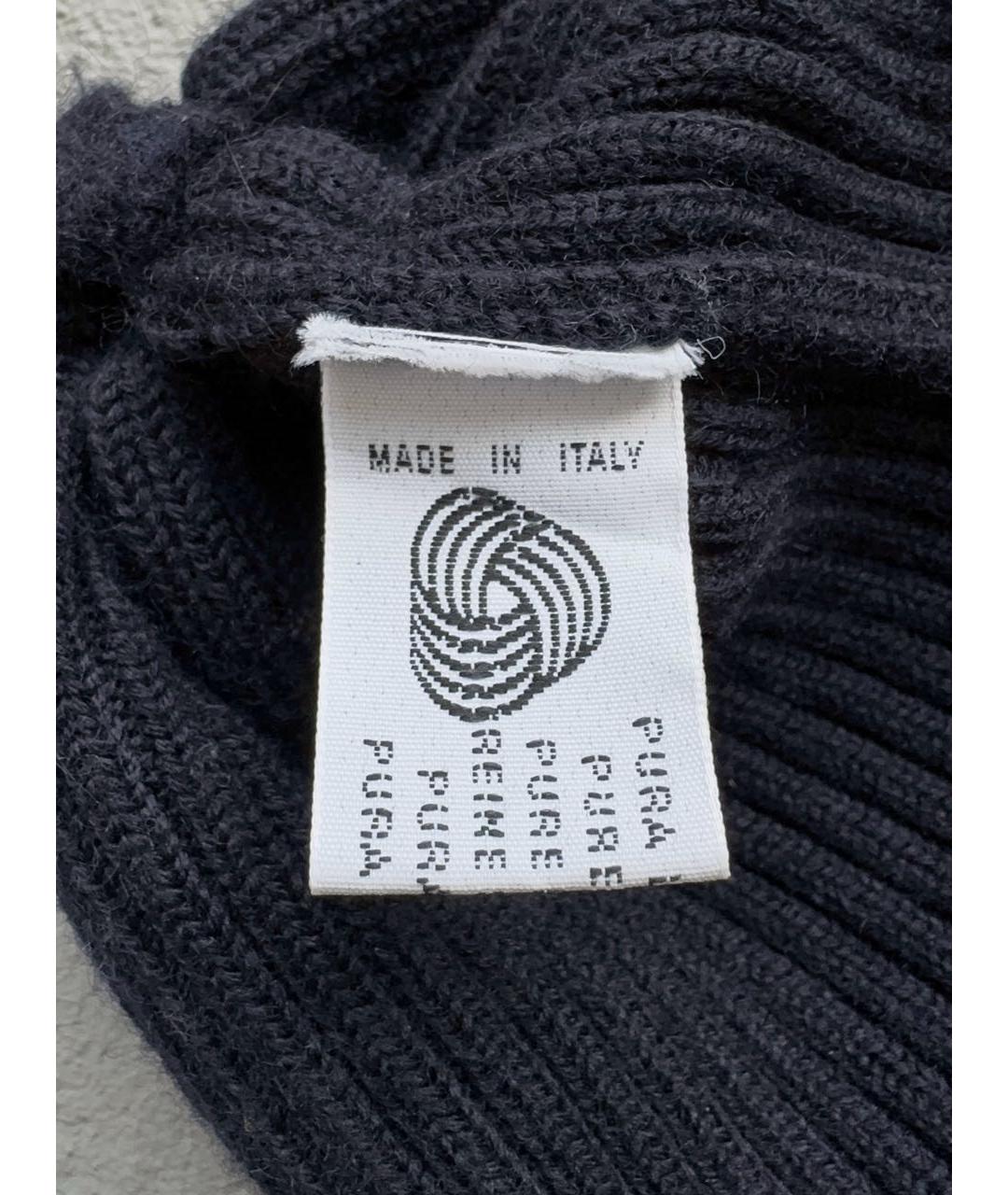 PAUL & SHARK Темно-синяя шерстяная шапка, фото 6