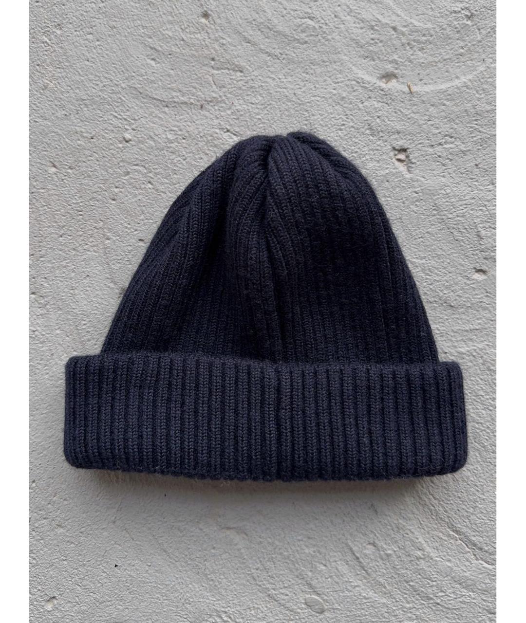 PAUL & SHARK Темно-синяя шерстяная шапка, фото 2