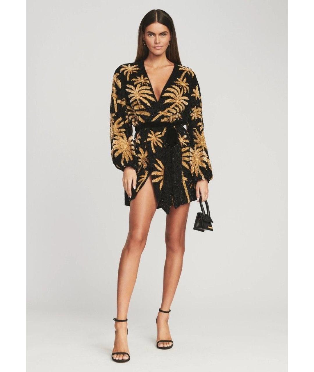 Retrofete Черное вискозное вечернее платье, фото 6