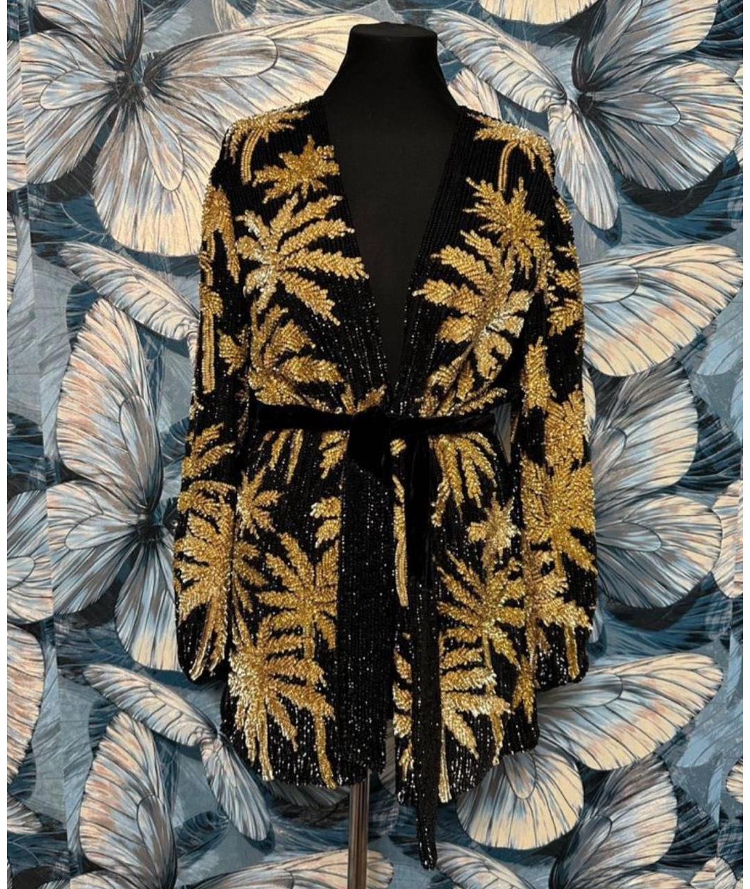 Retrofete Черное вискозное вечернее платье, фото 3