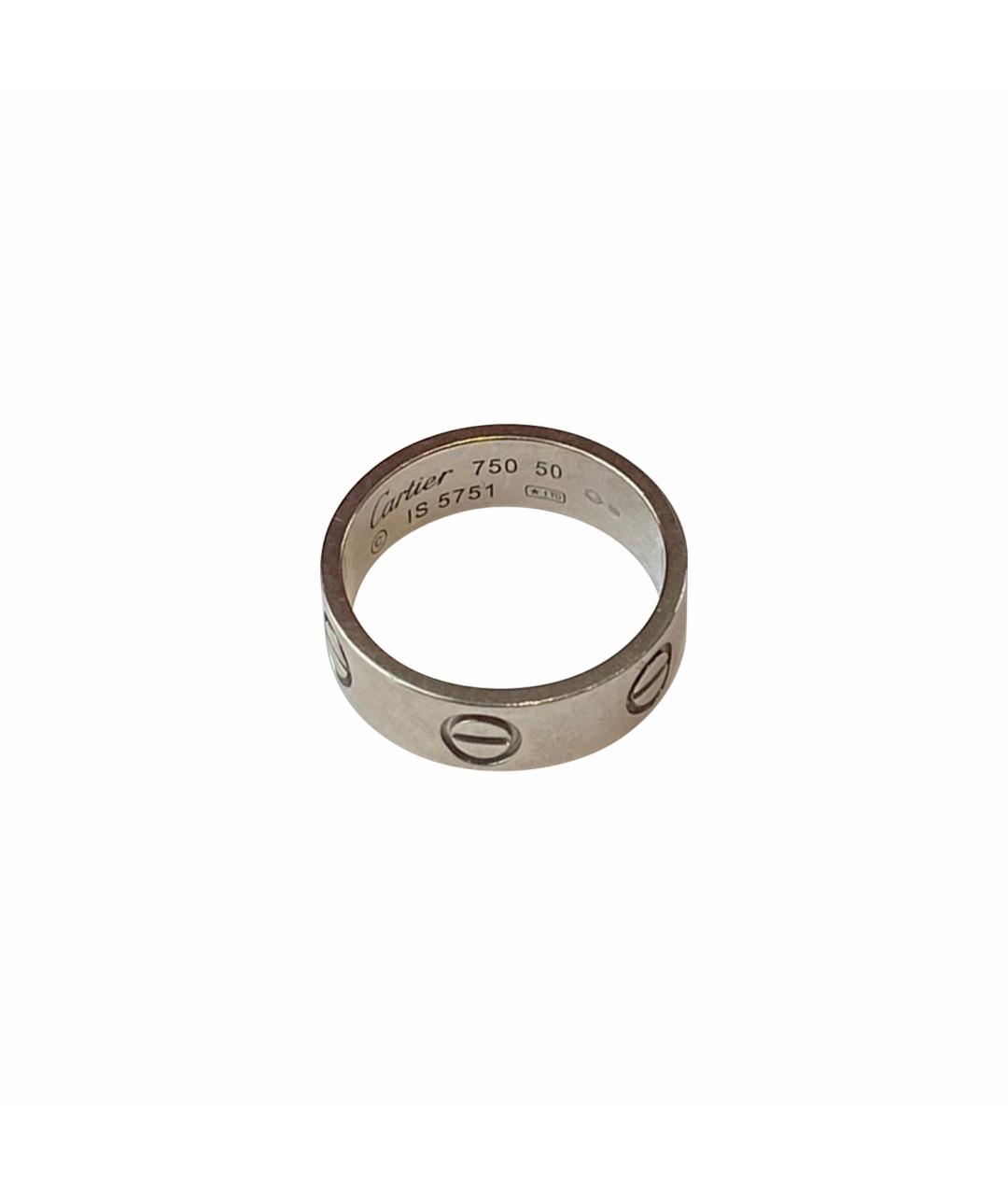 CARTIER Серебряное кольцо из белого золота, фото 1