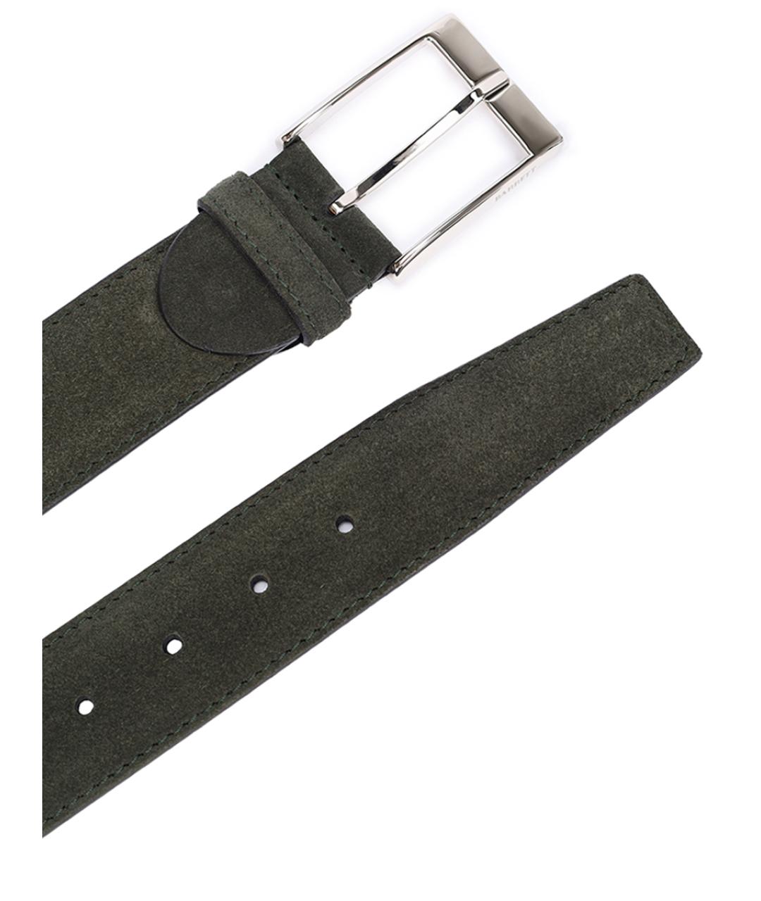 BARRETT Зеленый замшевый ремень, фото 3