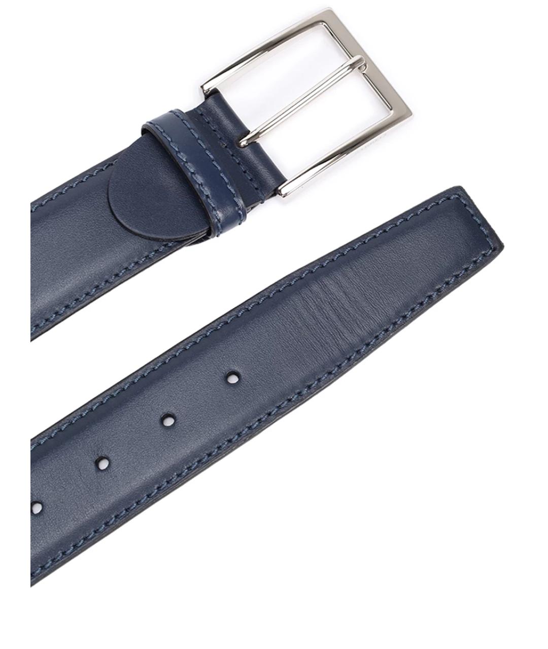 BARRETT Синий кожаный ремень, фото 3