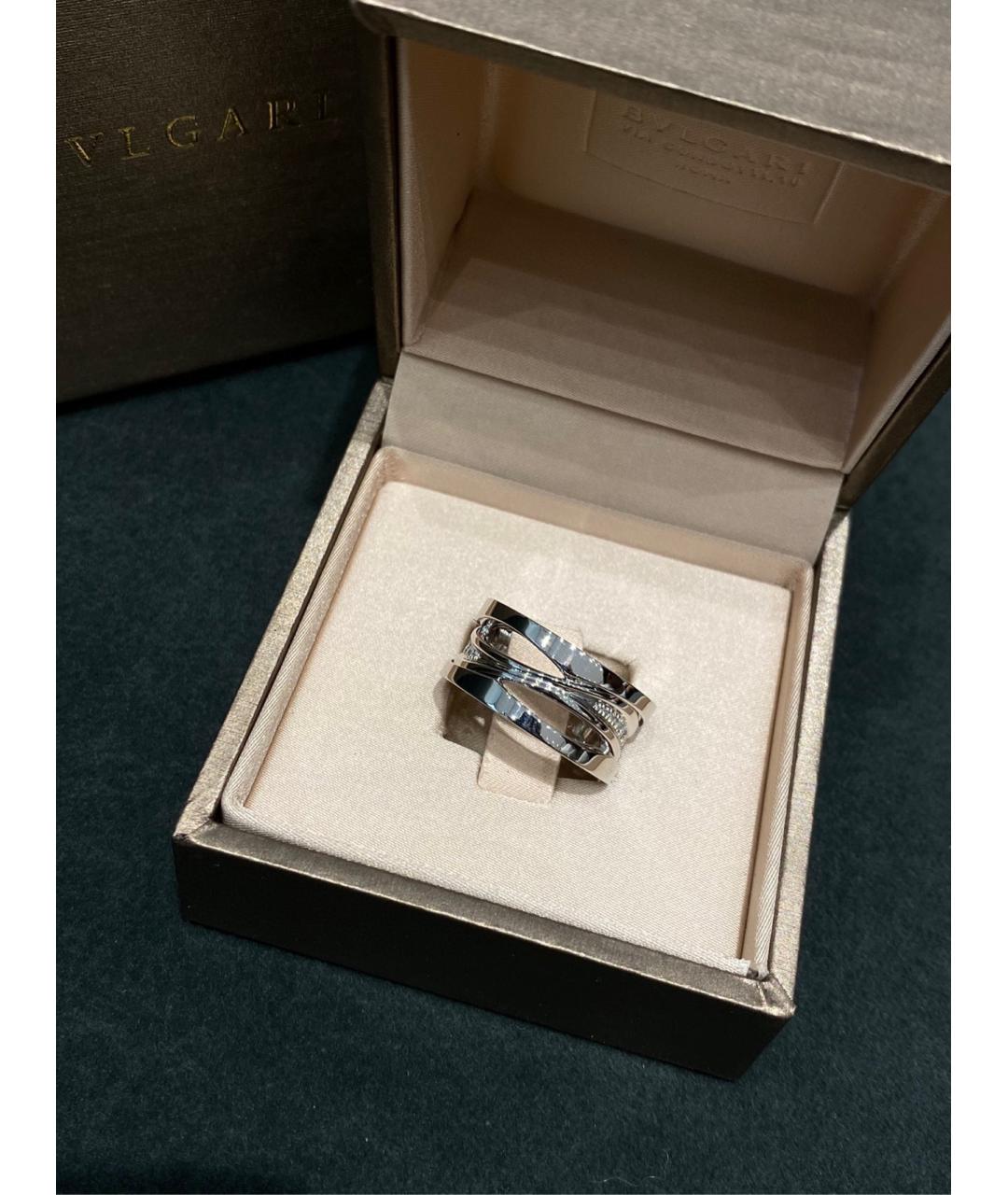 BVLGARI Серебряное кольцо из белого золота, фото 2
