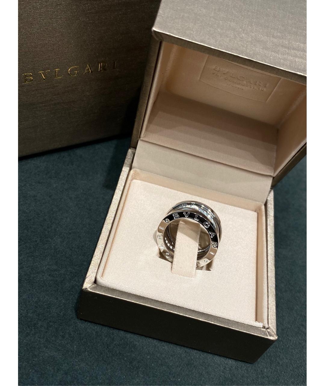 BVLGARI Серебряное кольцо из белого золота, фото 4