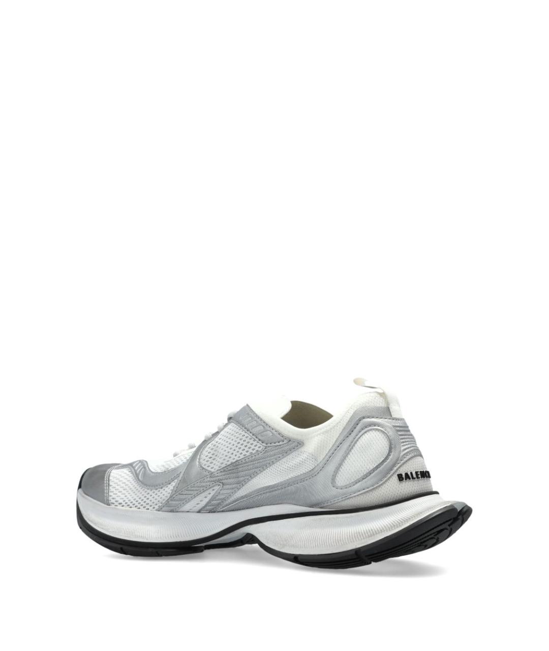 BALENCIAGA Серебряные синтетические низкие кроссовки / кеды, фото 5