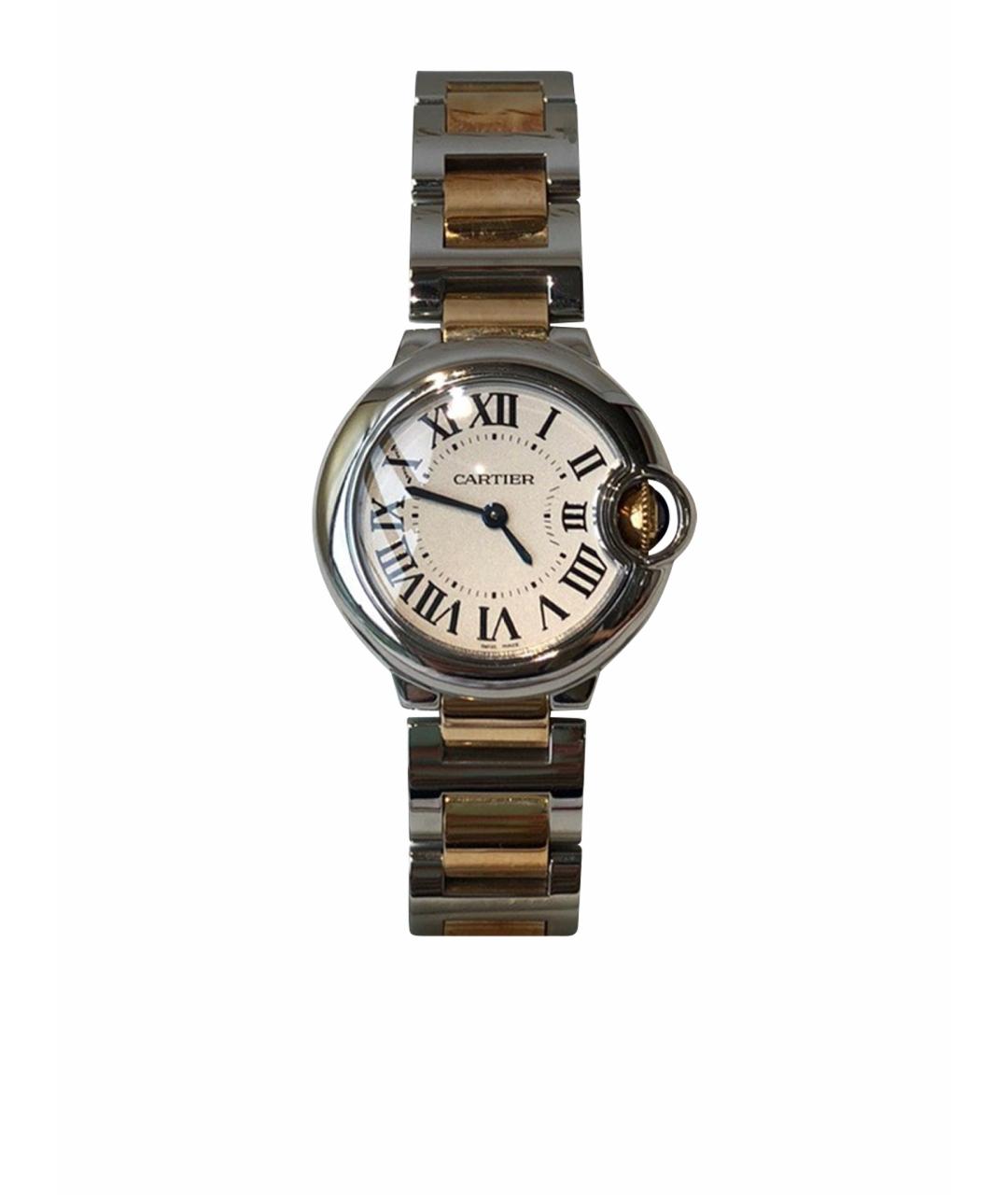 CARTIER Белые часы из желтого золота, фото 1