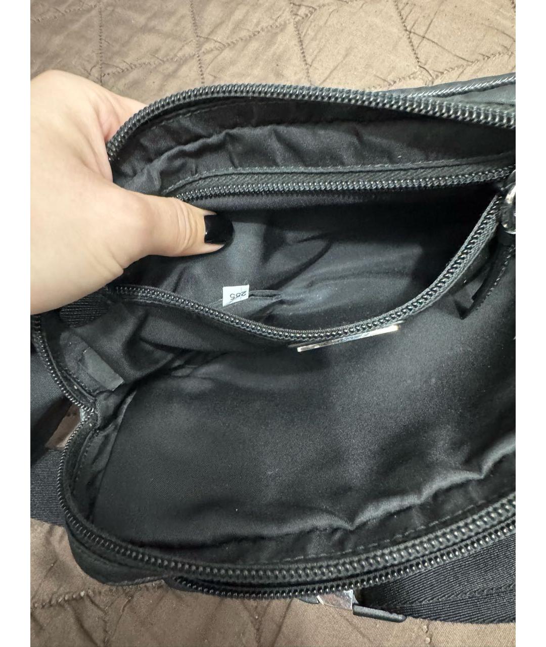 PRADA Черная поясная сумка, фото 4