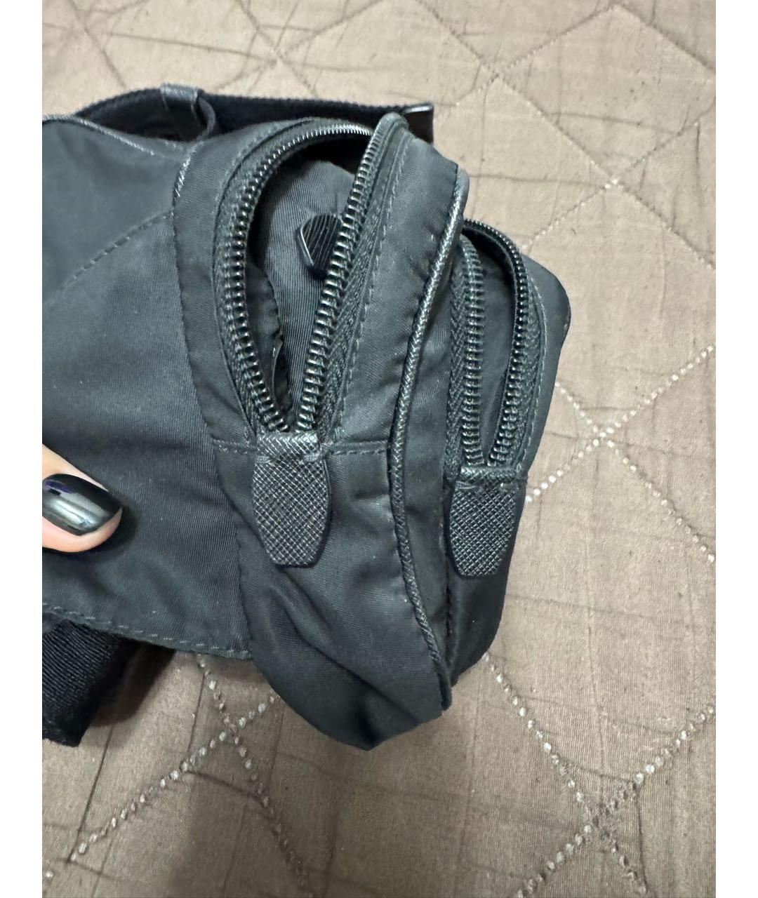 PRADA Черная поясная сумка, фото 8