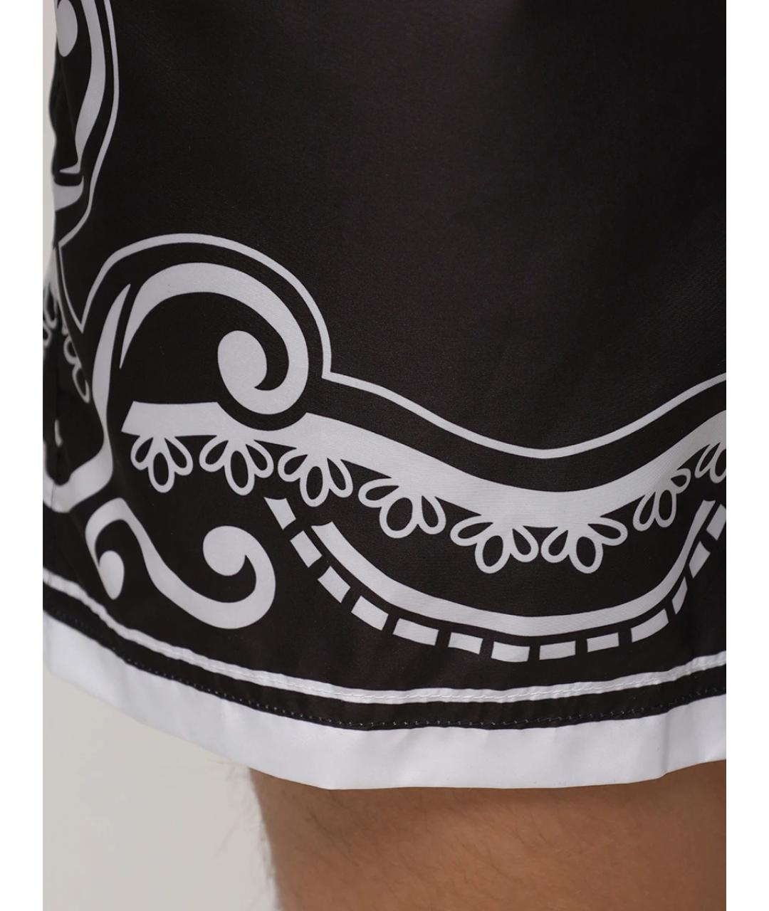 DOLCE&GABBANA Черные полиамидовые шорты, фото 4