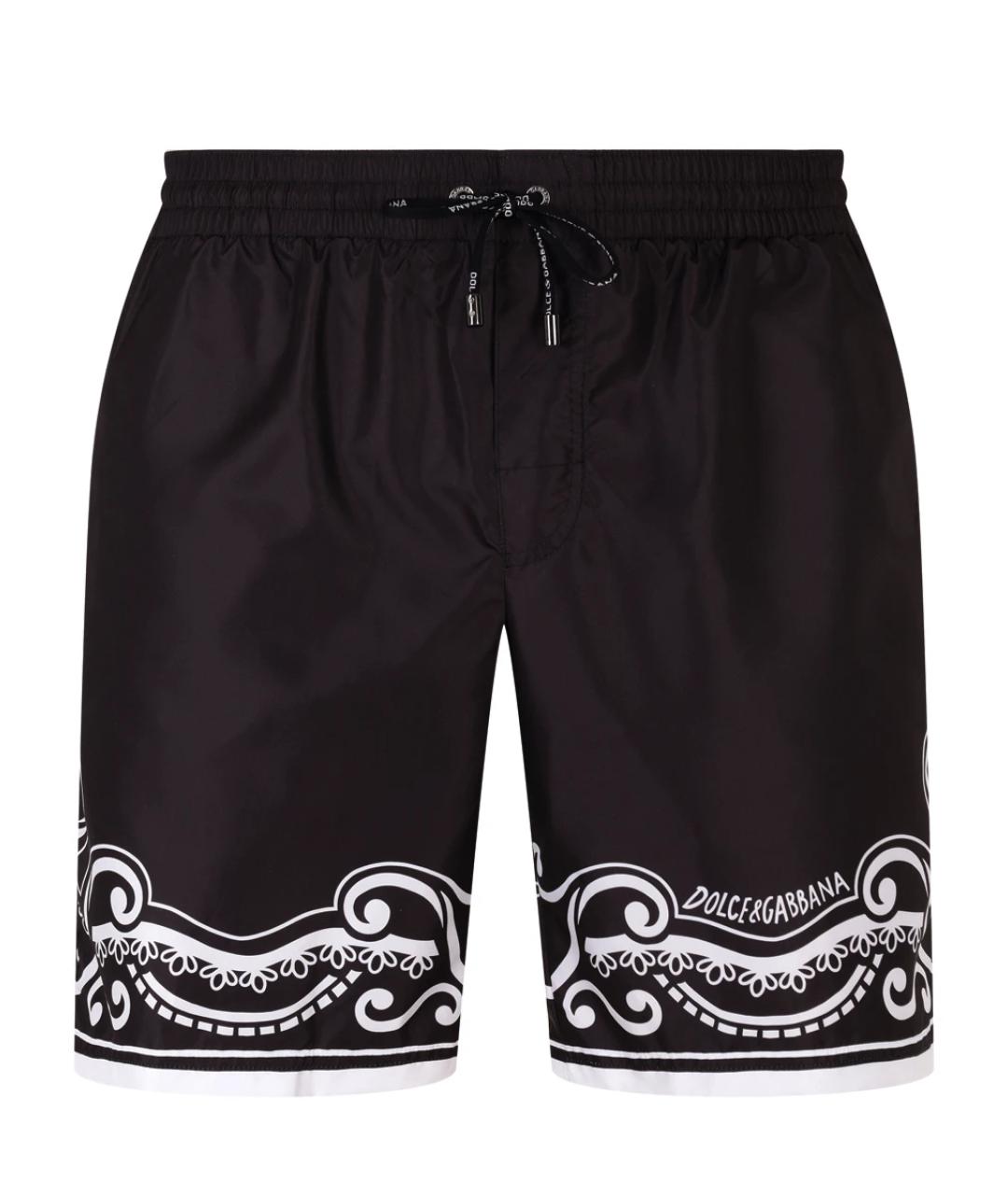 DOLCE&GABBANA Черные полиамидовые шорты, фото 1