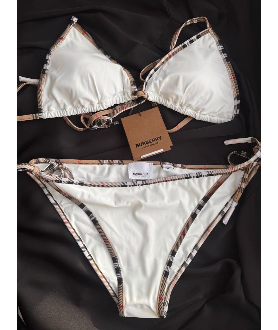 BURBERRY Белый полиамидовый купальник, фото 2