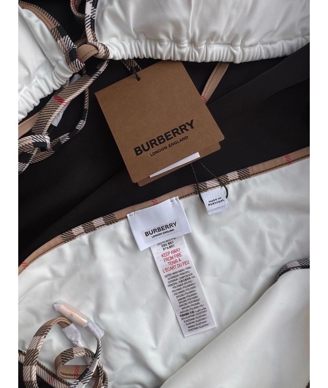 BURBERRY Белый полиамидовый купальник, фото 5