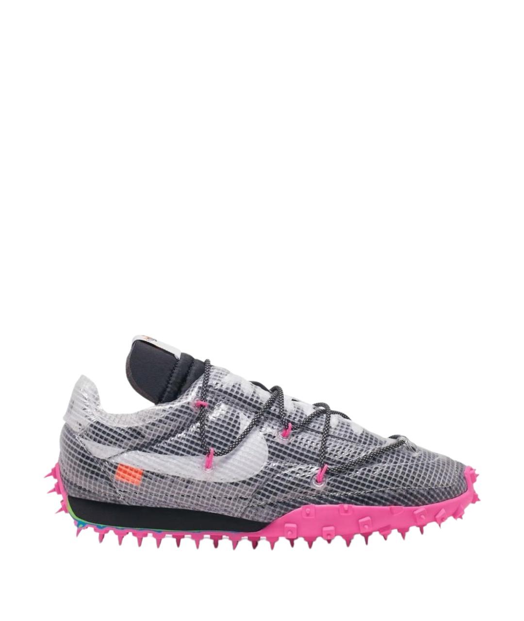 NIKE Серые текстильные низкие кроссовки / кеды, фото 1