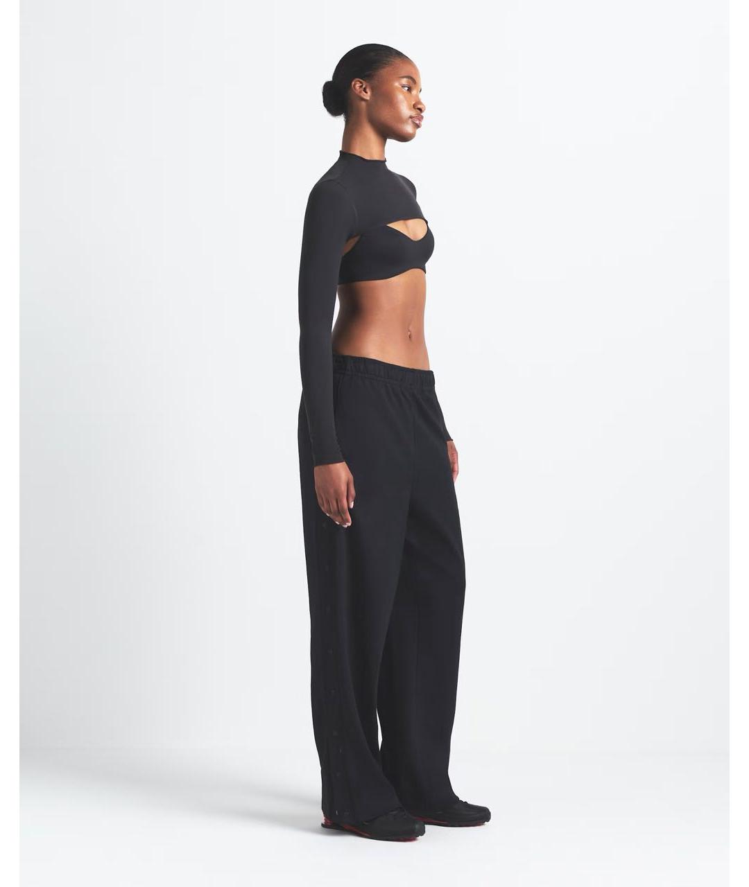 SKIMS Черные прямые брюки, фото 3