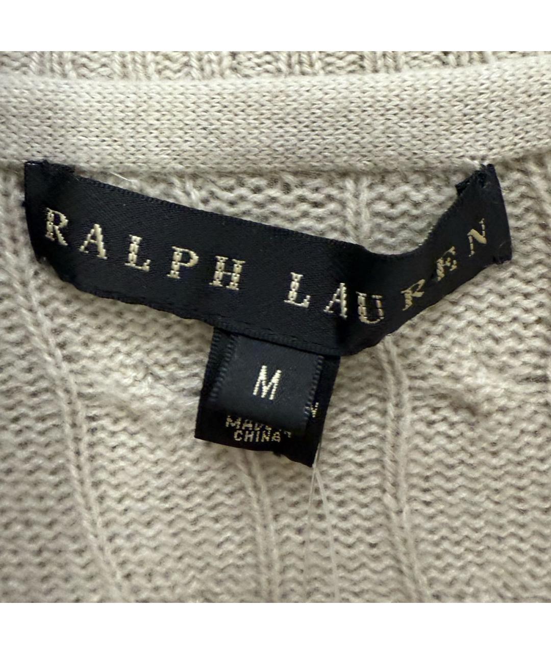 RALPH LAUREN Серый кашемировый джемпер / свитер, фото 3